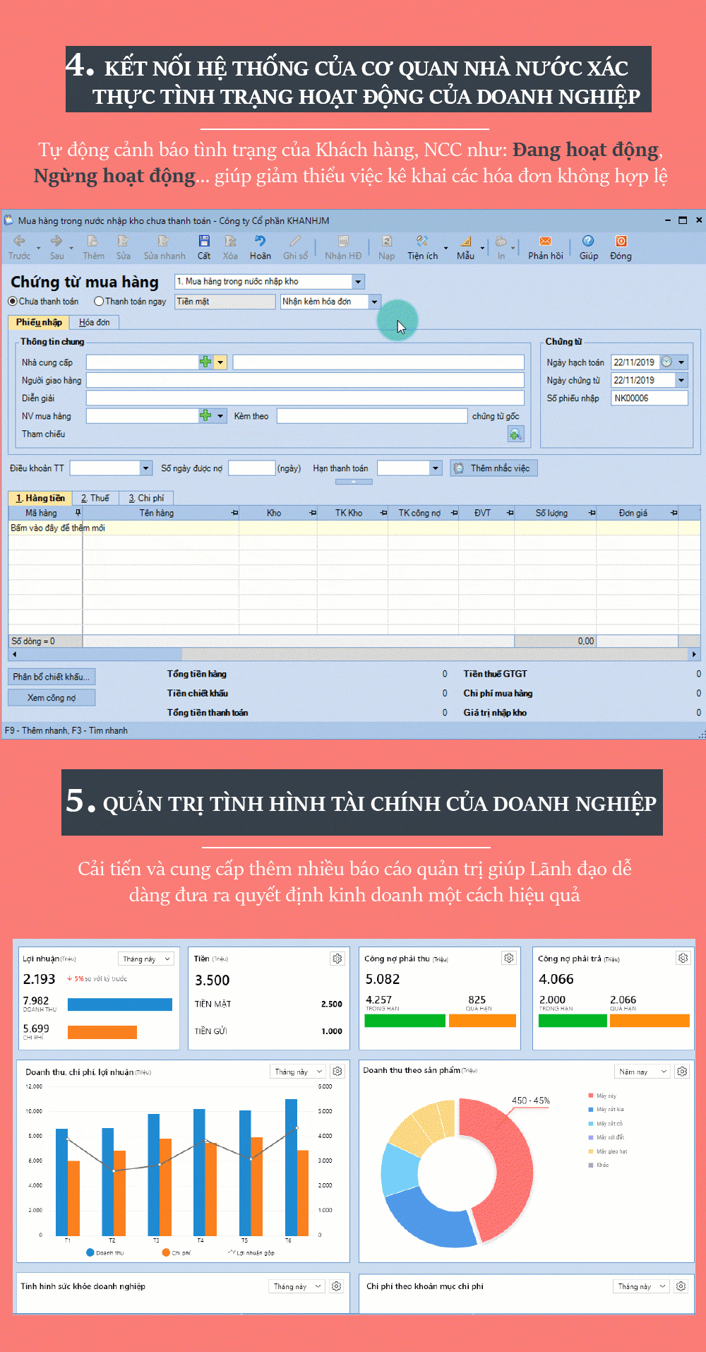 Điểm nổi bật của MISA SME.NET 2020 so với 2019 Điểm nổi bật của MISA SME.NET 2020 so với 2019