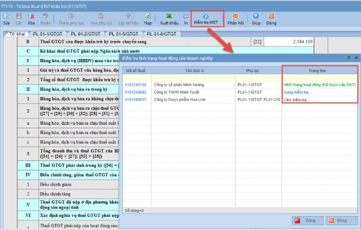 Kiểm tra khi trên tờ khai thuế Kiểm tra khi trên tờ khai thuế