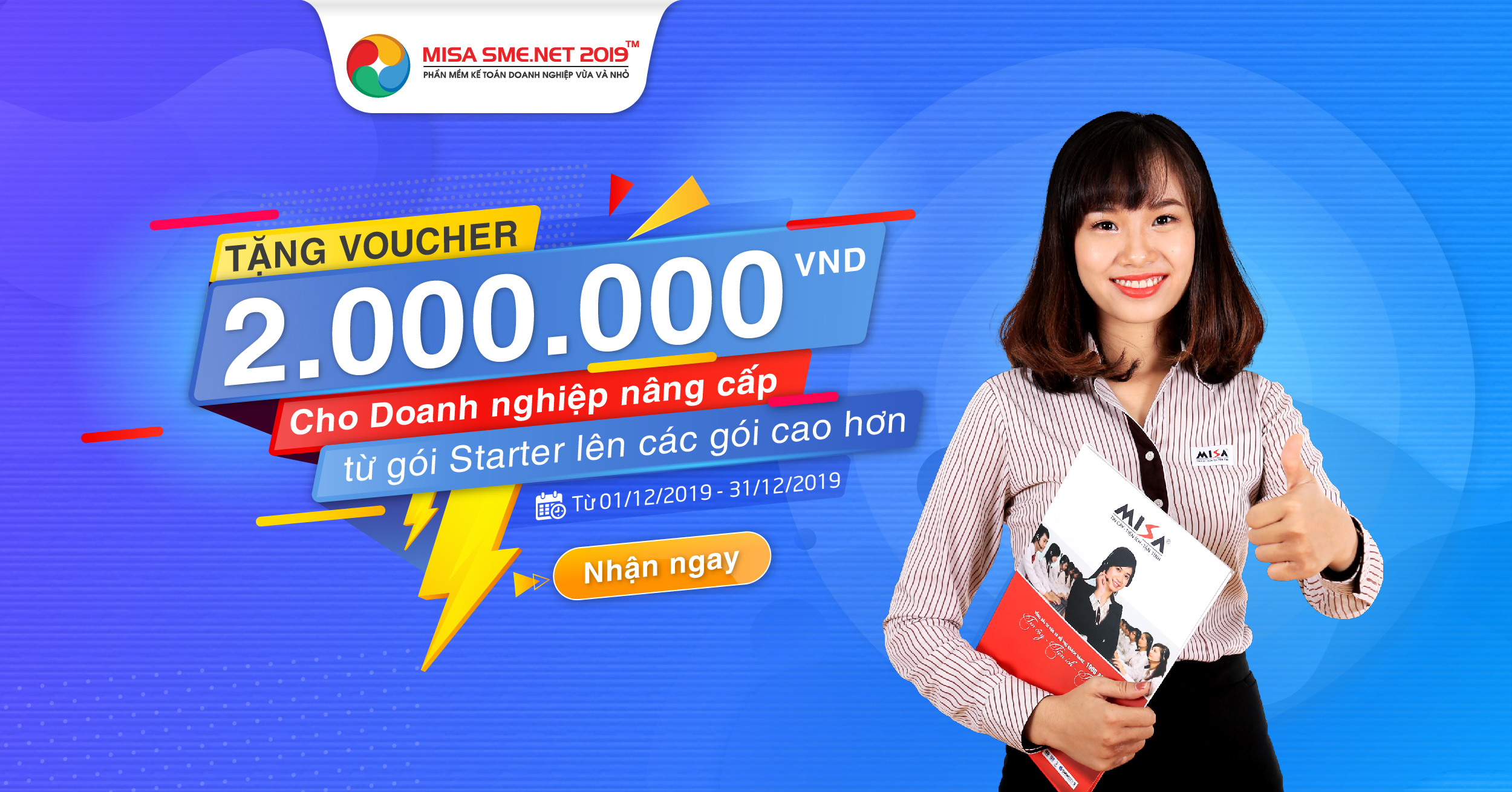 Tặng voucher 2.000.000 VND khi nâng cấp phần mềm kế toán Tặng voucher 2.000.000 VND khi nâng cấp phần mềm kế toán