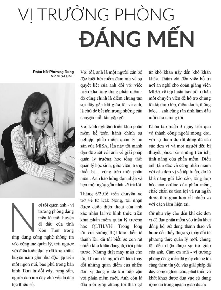 Vị trưởng phòng đáng mến