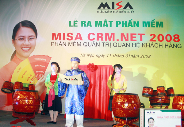 Hoành tráng Lễ ra mắt MISA CRM.NET 2008