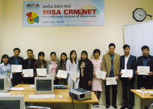 Khóa đào tạo tập trung MISA CRM.NET 2008 đầu xuân Mậu Tý