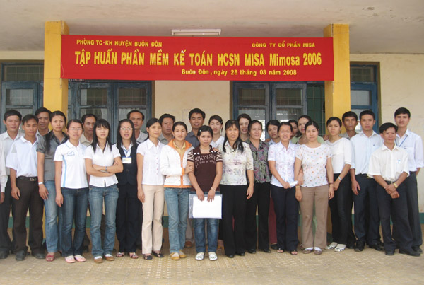 MISA Buôn Ma Thuột  – Tập huấn phần mềm MISA Mimosa 2006