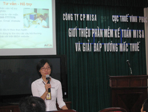 MISA Hà Nội: Hội thảo Giới thiệu phần mềm kế toán doanh nghiệp MISA-SME tại Vĩnh Phúc