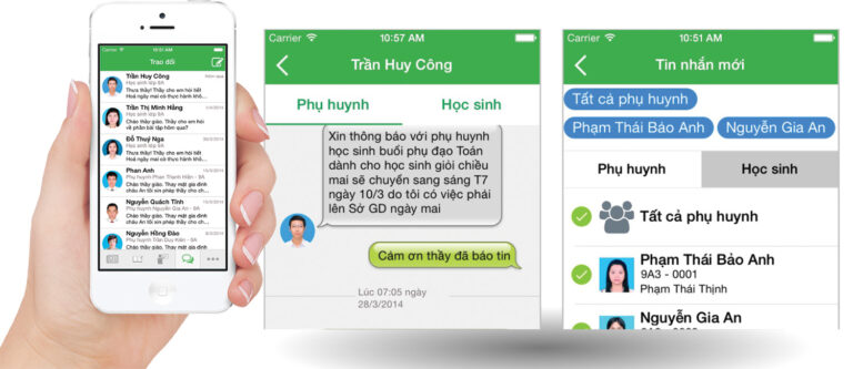 Phần mềm Quản lý trường học QLTH.VN: Đã có phiên bản mobile cho cấp Sở và Phòng Giáo dục