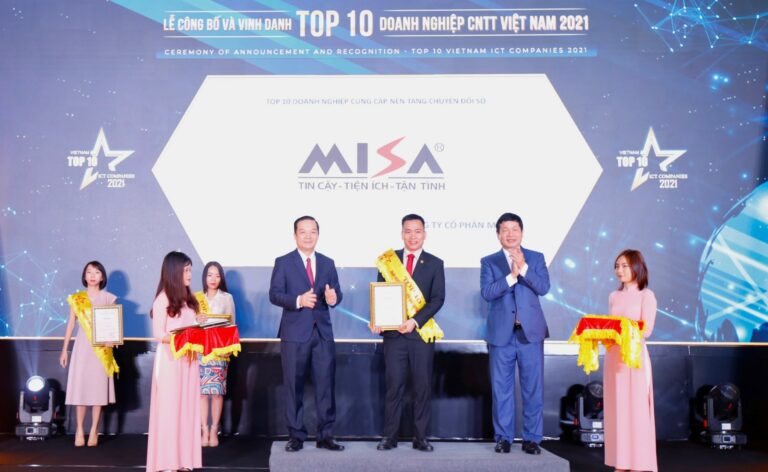 MISA lọt Top 10 Doanh nghiệp cung cấp nền tảng Chuyển đổi số Việt Nam