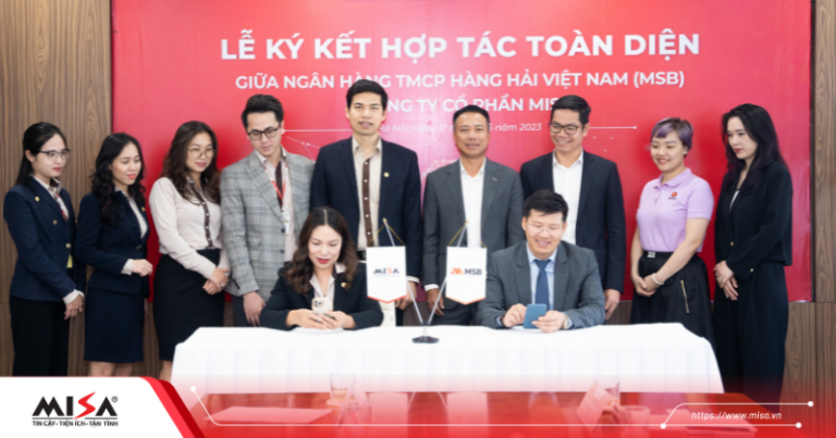 MISA ký kết hợp tác toàn diện cùng MSB triển khai giải pháp tài chính số cho doanh nghiệp