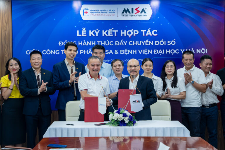 MISA và Bệnh viện Đại học Y Hà Nội ký kết biên bản ghi nhớ hợp tác thúc đẩy chuyển đổi số 