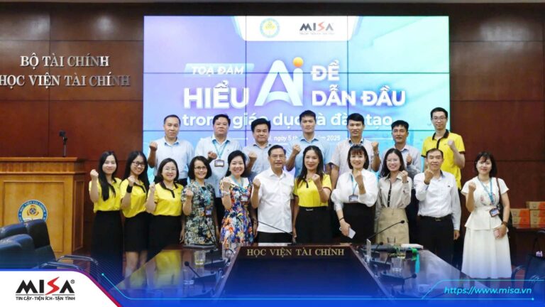 MISA đồng hành cùng Học viện Tài chính tổ chức tọa đàm “Hiểu AI để dẫn đầu trong giáo dục và đào tạo