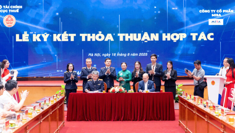 CỤC THUẾ VÀ MISA KÝ KẾT BIÊN BẢN HỢP TÁC VÀ CÔNG BỐ CỔNG THÔNG TIN THUẾ HỖ TRỢ DOANH NHÂN