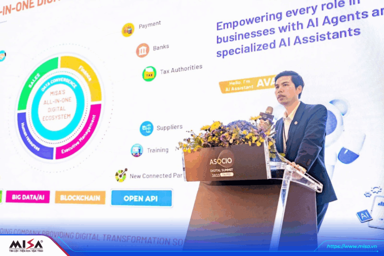 MISA là 1 trong 2 đại diện Việt Nam được chọn trình bày tại hội nghị công nghệ số lớn nhất Châu Á – Châu Đại Dương